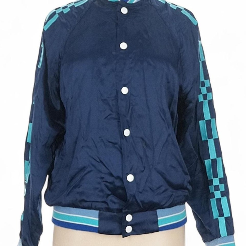 Tuesday of California Satin Bomber Jacket – Size M (Made in USA)
